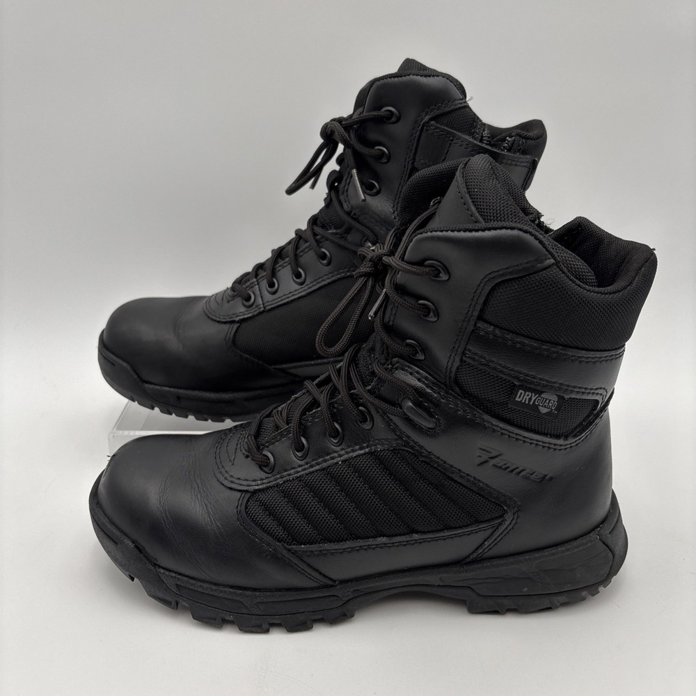 Bates Women's Tactical Boots Black Size 10M Tall Side-Zip – Model E03582 EUC
